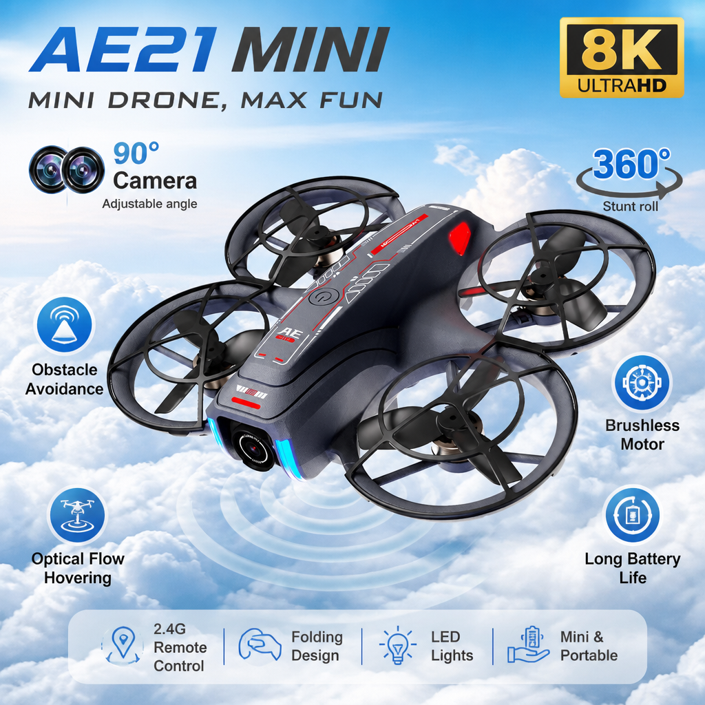 Drone Gimbal Mount - โดรน GPS 8K ระดับมืออาชีพ ความคมชัดสูง 360