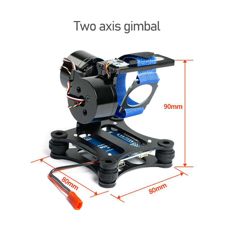Drone Gimbal For Gopro - ราคาพิเศษ 2 แกนBrushless Gimbalกรอบมอเตอร์BGC2.0 ControllerสําหรับGopro 2