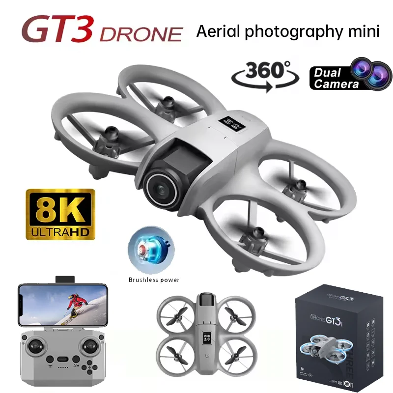 Drone Gimbal 2 Axis - โดรน GT3 รุ่นดั้งเดิม 8K GPS HD