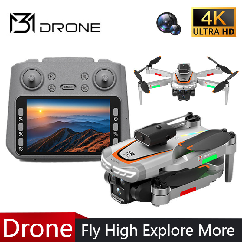 Drone Gimbal 2 Axis - M3 Professional Drone 4K HDถ่ายภาพทางอากาศหน้าจอ 4.3