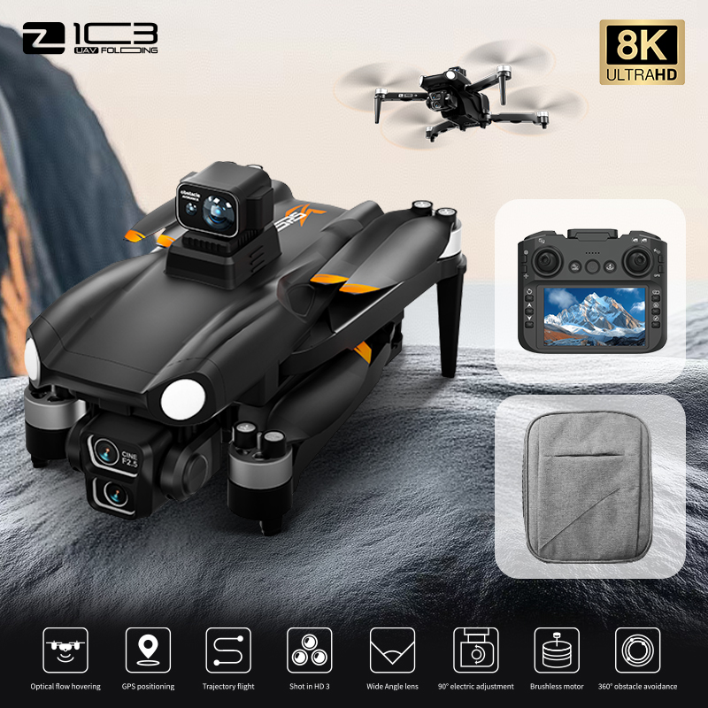 Drone Gimbal Mount - โดรน Z103 Ultra ระดับมืออาชีพ กล้องคู่ 8K