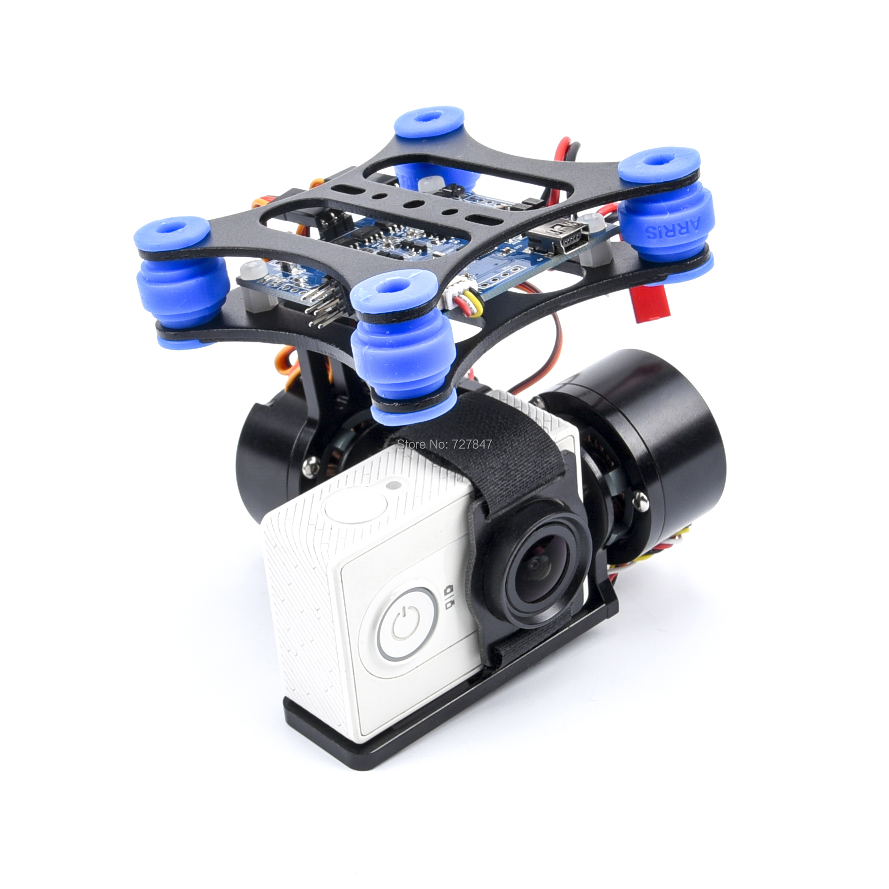 Drone Gimbal 2 Axis - RTF 2 แกนโลหะBrushless Gimbal W/BGC Controller