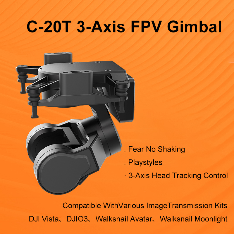 Drone Gimbal 3 Axis - กิมบอล 3 แกนสำหรับโดรนแข่ง FPV พร้อมระบบ PTZ