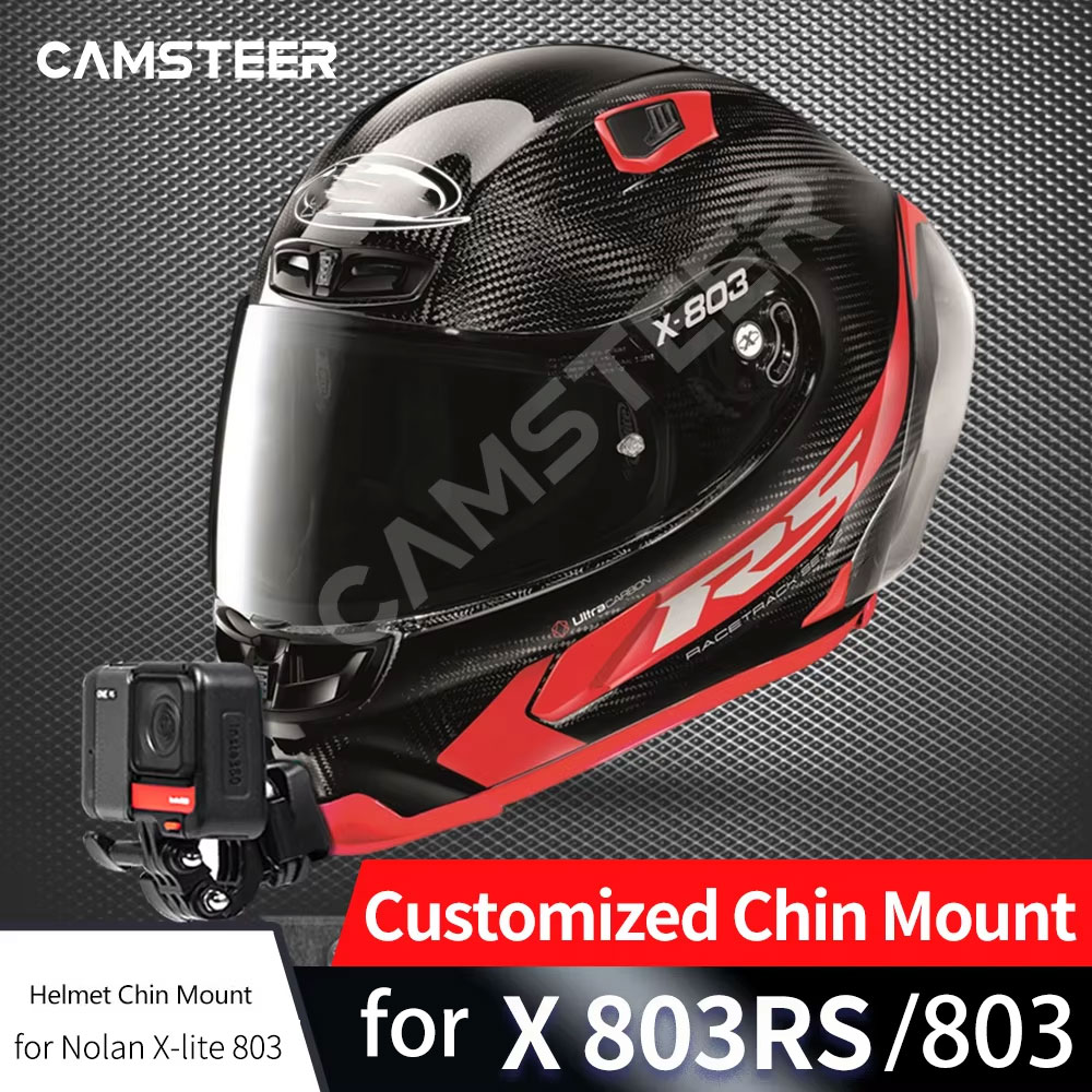 Drone Gimbal For Gopro - สําหรับ Nolan X-lite X803rs หมวกกันน็อคที่กําหนดเองอลูมิเนียม Chin