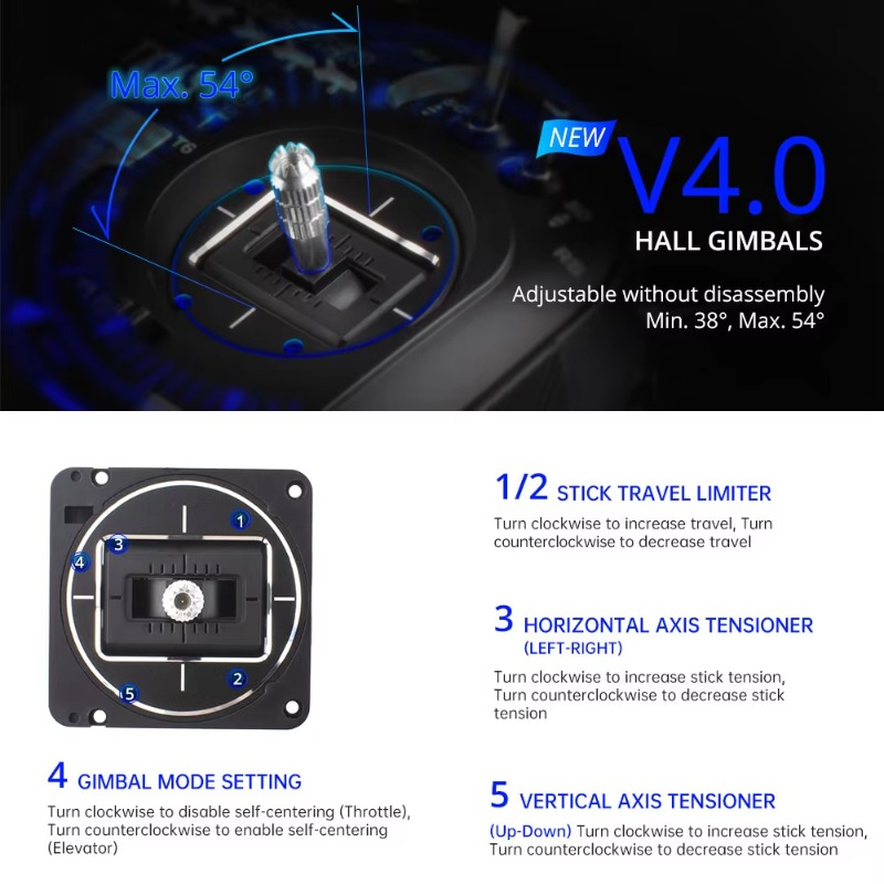 วิทยุบังคับ RadioMaster TX16S  - Drone Gimbal Controller บทวิจารณ์และราคา