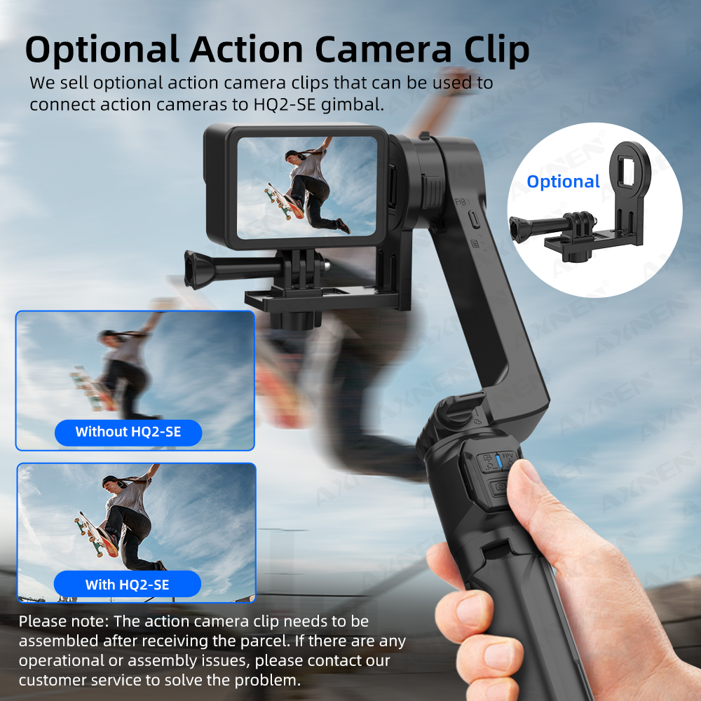 AXNEN HQ2-SEสมาร์ทโฟนGimbal St - Drone Gimbal For Gopro บทวิจารณ์และราคา