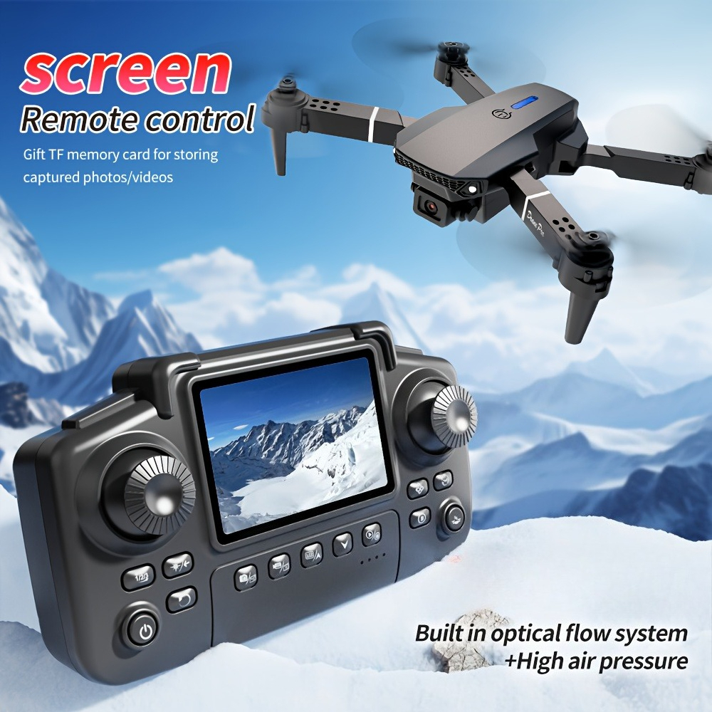 โดรนพับได้รุ่น E88PRO MAX ปี 2 - Drone Gimbal Brushless บทวิจารณ์และราคา