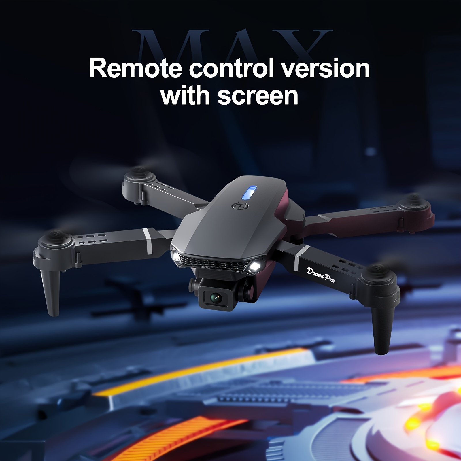 โดรนพับได้รุ่น E88PRO MAX ปี 2 - Drone Gimbal Brushless บทวิจารณ์และราคา
