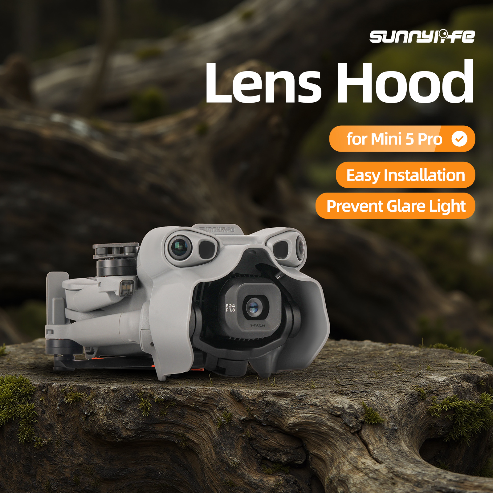 เลนส์กล้องฮูดสำหรับ DJI MINI 5 - Drone Gimbal Case บทวิจารณ์และราคา