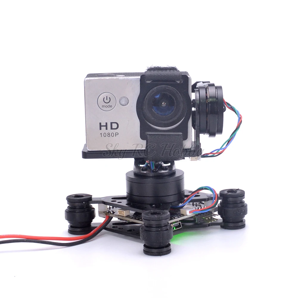 น้ำหนักเบา2แกน/3-Axis Brushles - Drone Gimbal For Gopro บทวิจารณ์และราคา