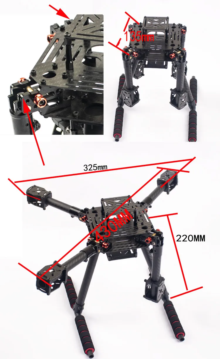 Flyroun LX350 PRO 350 มม. โดรน - Drone Gimbal For Mirrorless บทวิจารณ์และราคา