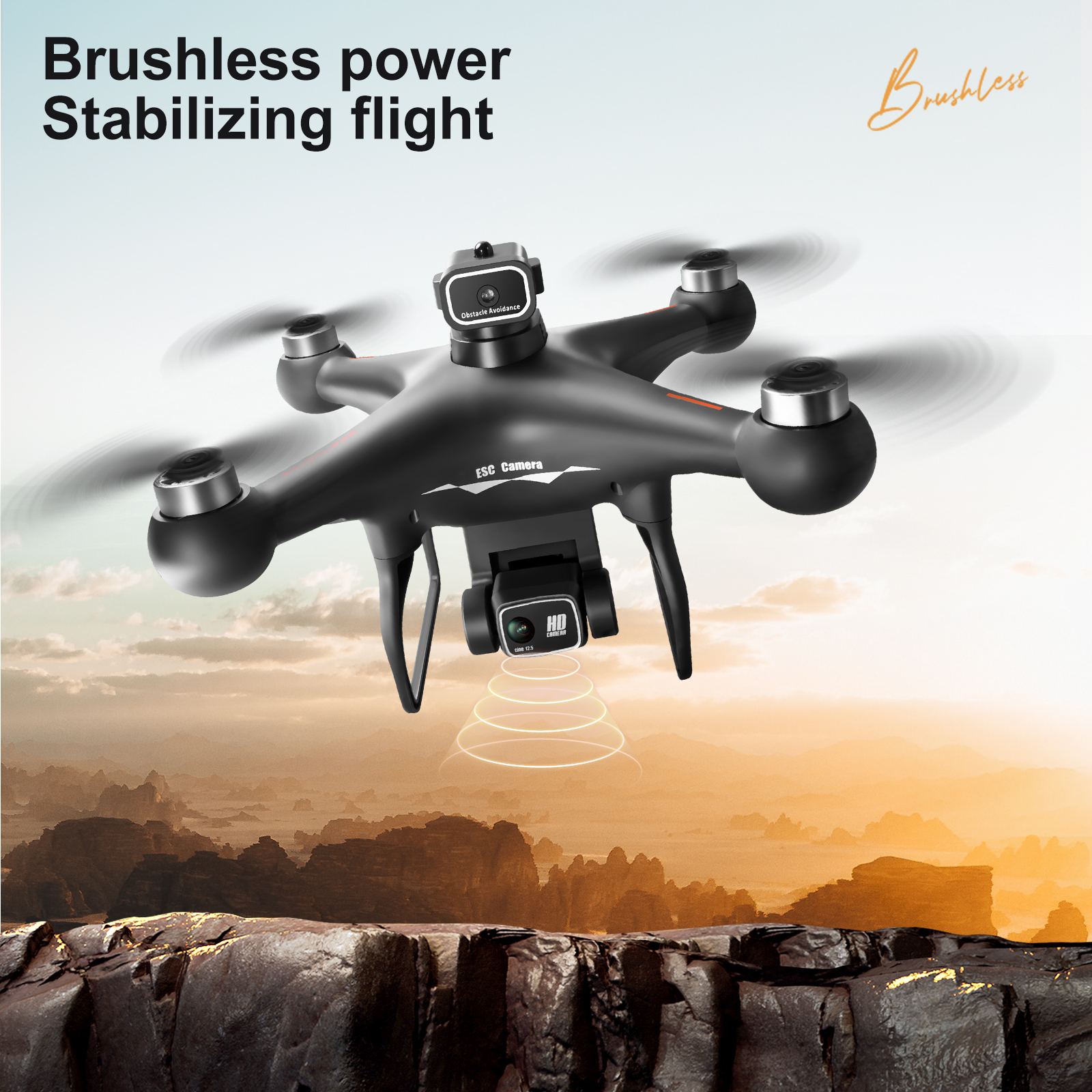 ZNLYRION S116 RC Drone มอเตอร์ - Drone Gimbal Brushless บทวิจารณ์และราคา