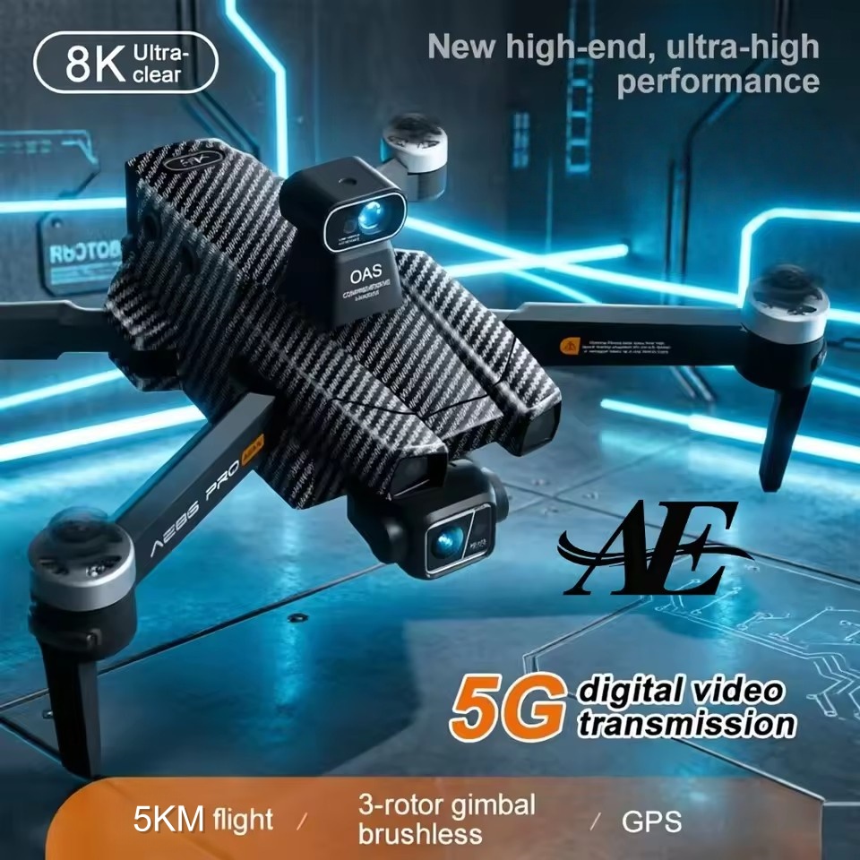 โดรนไร้แปรงถ่าน 8K ESC กล้องคู - Drone Gimbal 3 Axis บทวิจารณ์และราคา