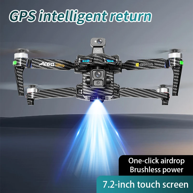 โดรน 2025 AE60 URTLA GPS กล้อง - Drone Gimbal 3 Axis บทวิจารณ์และราคา