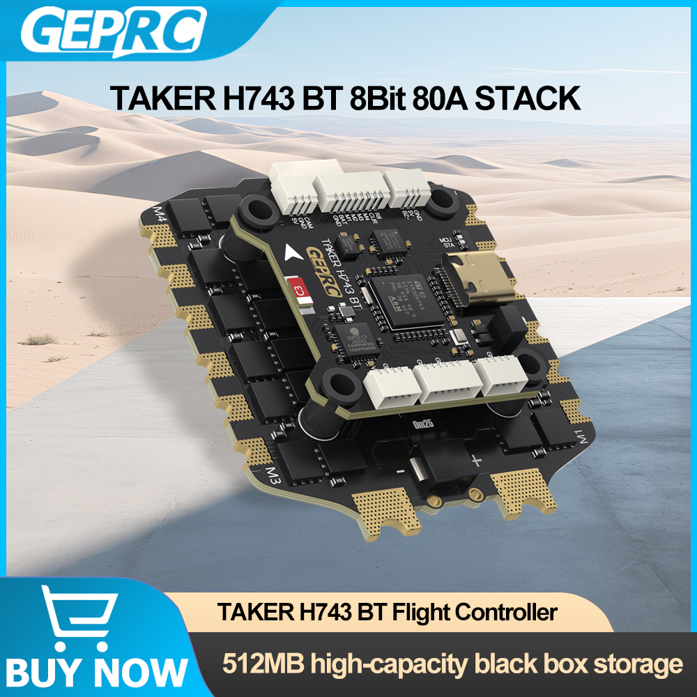 GEPRC TAKER H743 BT 8Bit 80A S - Drone Gimbal Controller บทวิจารณ์และราคา
