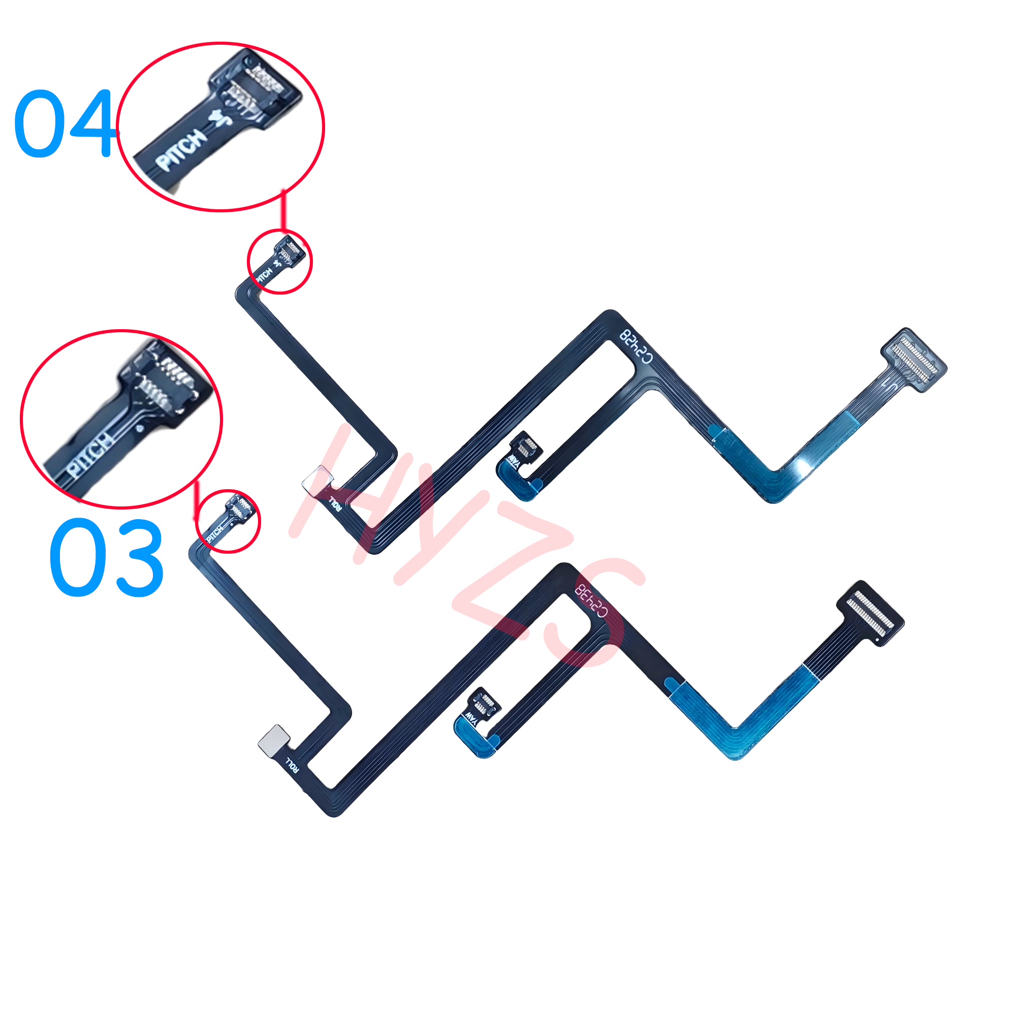 อะไหล่โดรน Hubsan Zino Pro/Pro - Drone Gimbal Ribbon Cable บทวิจารณ์และราคา