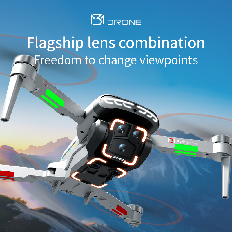 M3 Professional Drone 4K HDถ่า - Drone Gimbal 2 Axis บทวิจารณ์และราคา