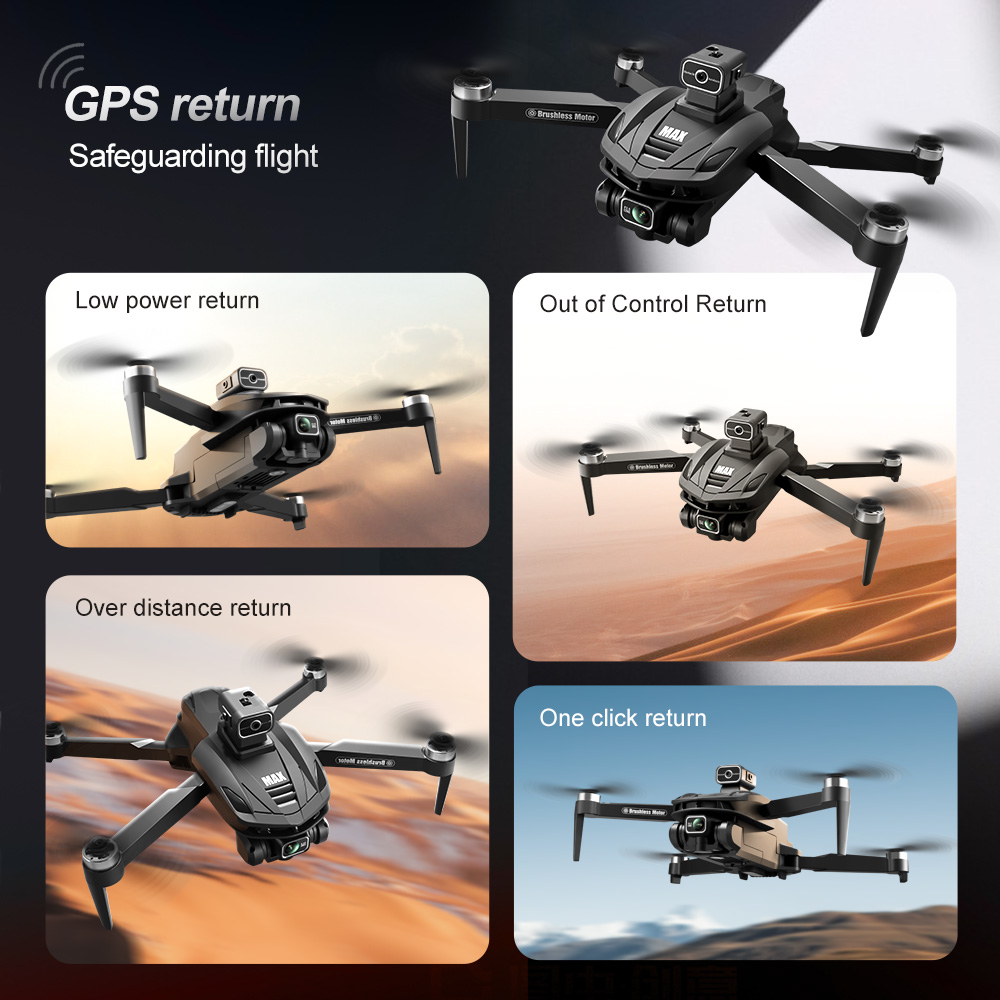 V168 PRO Max GPS Drone 8K Prof - Drone Gimbal Brushless บทวิจารณ์และราคา