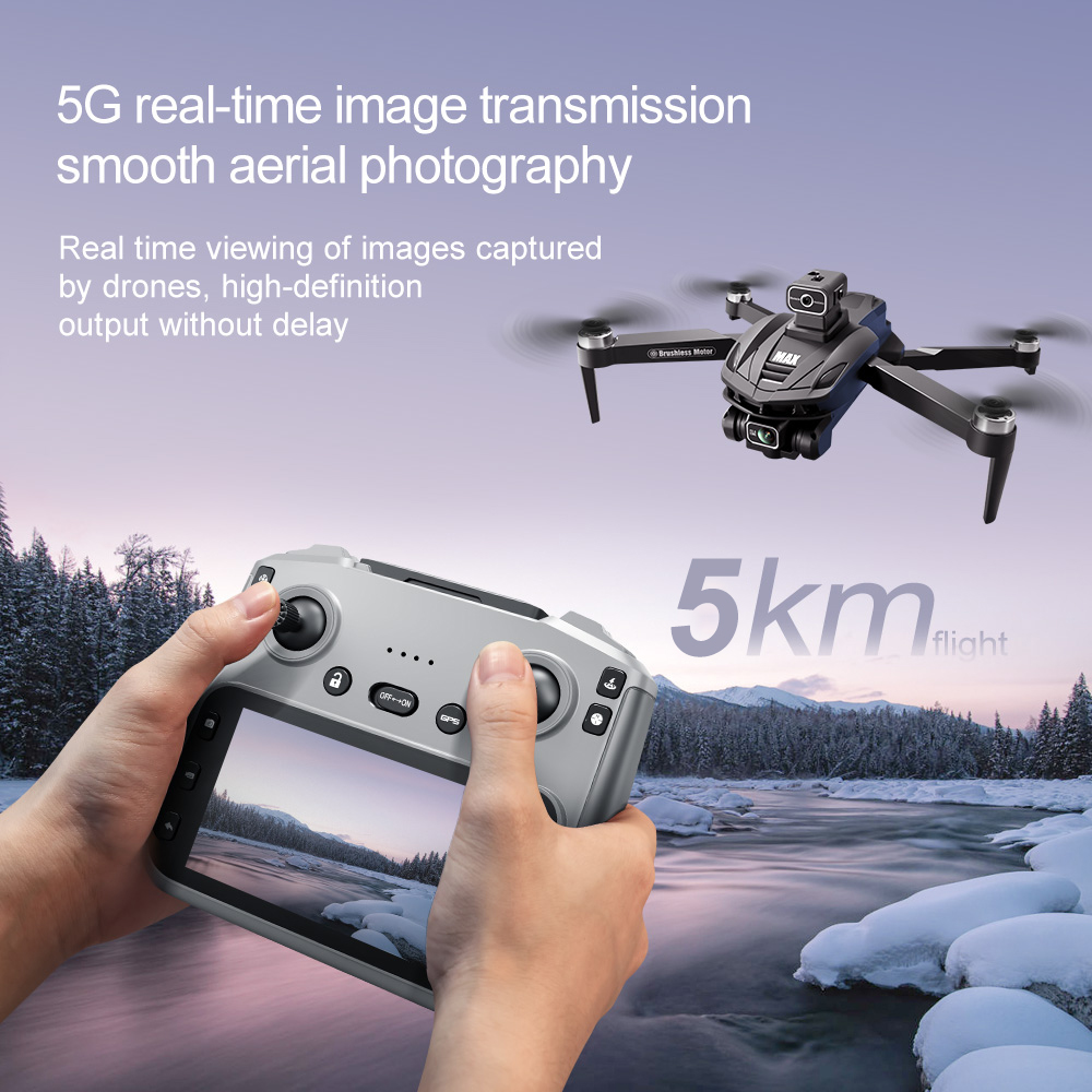 V168 PRO Max GPS Drone 8K Prof - Drone Gimbal Brushless บทวิจารณ์และราคา