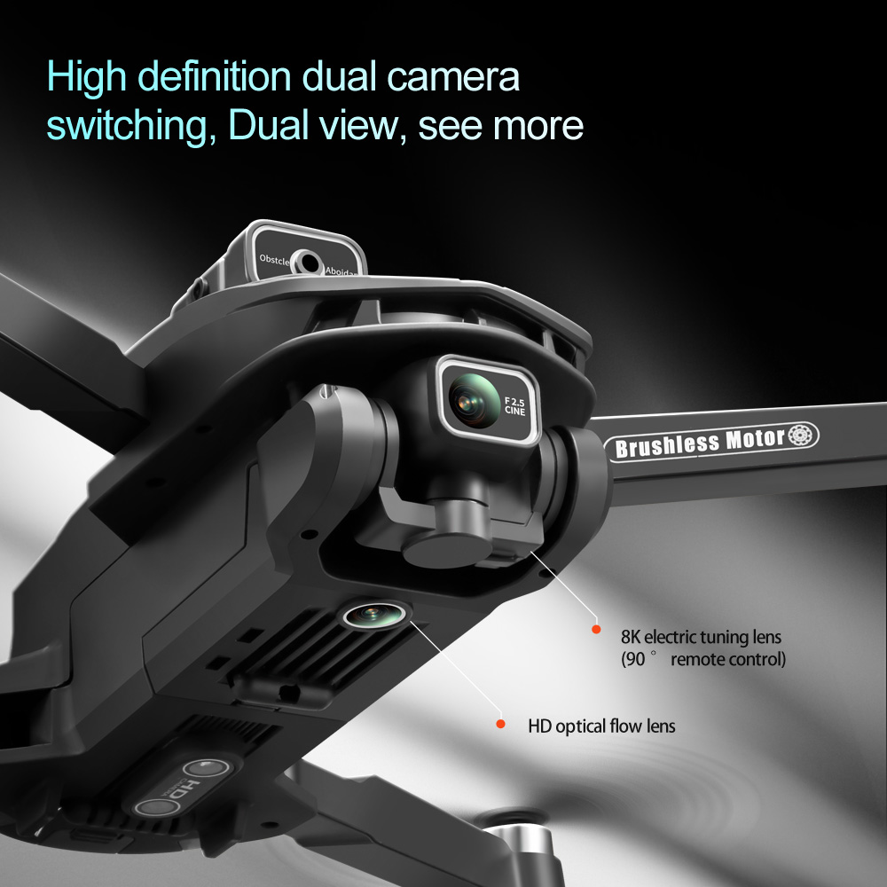 V168 PRO Max GPS Drone 8K Prof - Drone Gimbal Brushless บทวิจารณ์และราคา