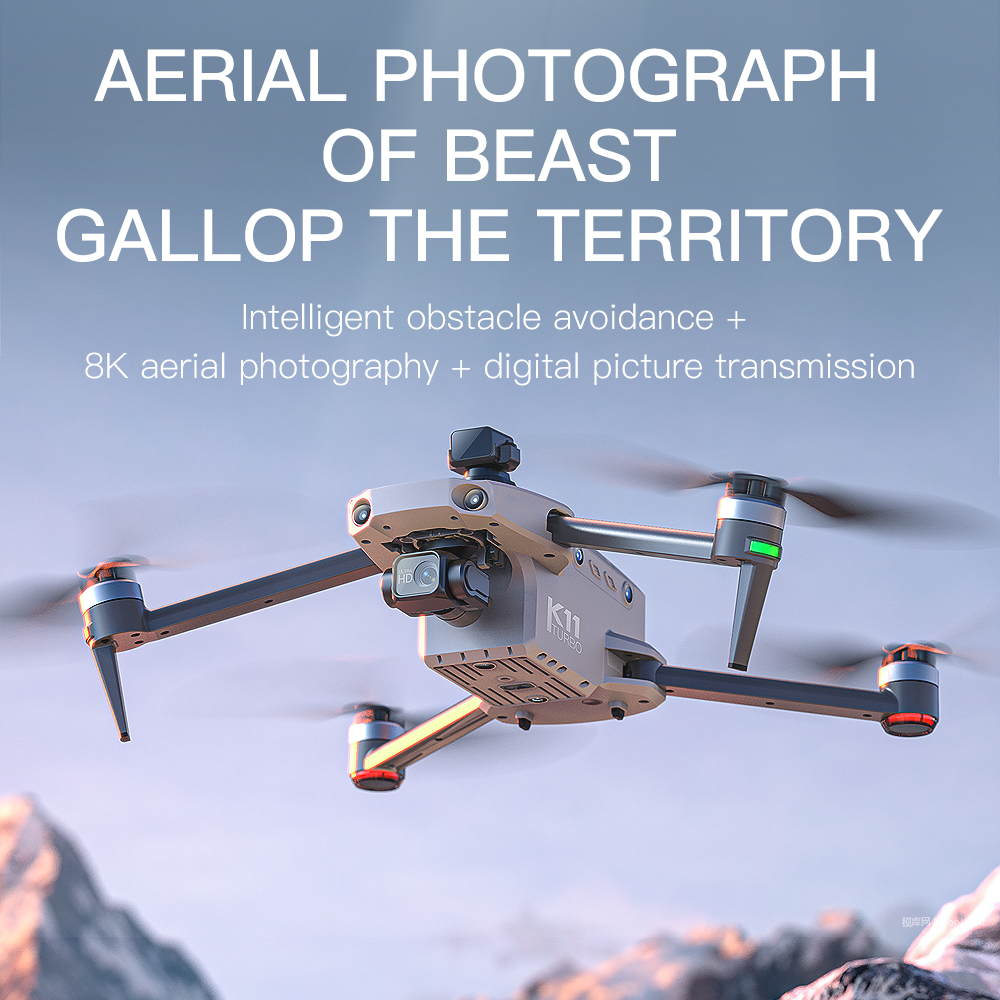 โดรน K11 Tubro กล้องคู่ GPS ถ่ - Drone Gimbal Mount บทวิจารณ์และราคา