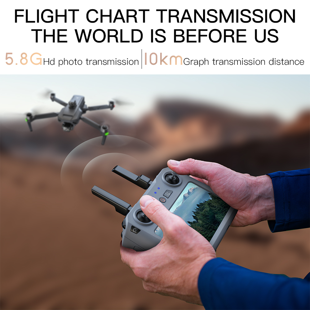 Teeggi SG909 MAX GPS Drone พร้ - Drone Gimbal 3 Axis บทวิจารณ์และราคา