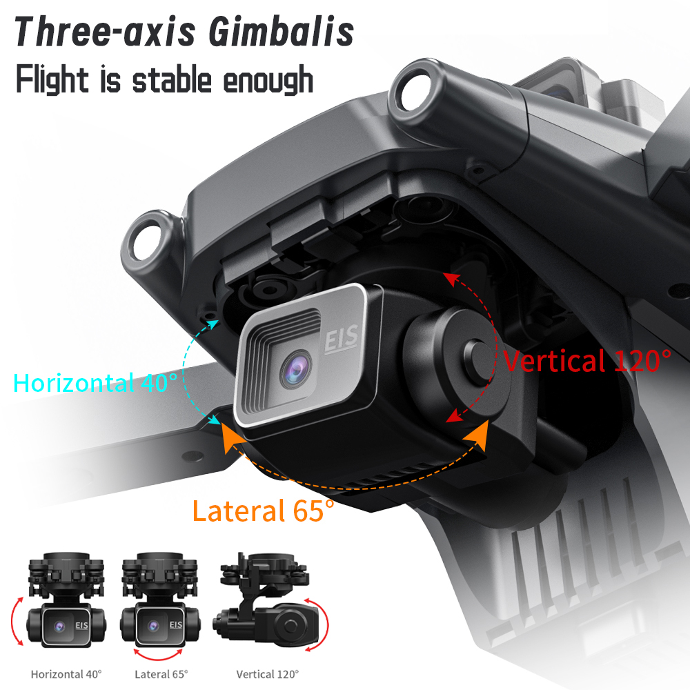 โดรน L600 Pro MAX /L600 PRO กล - Drone Gimbal 3 Axis บทวิจารณ์และราคา