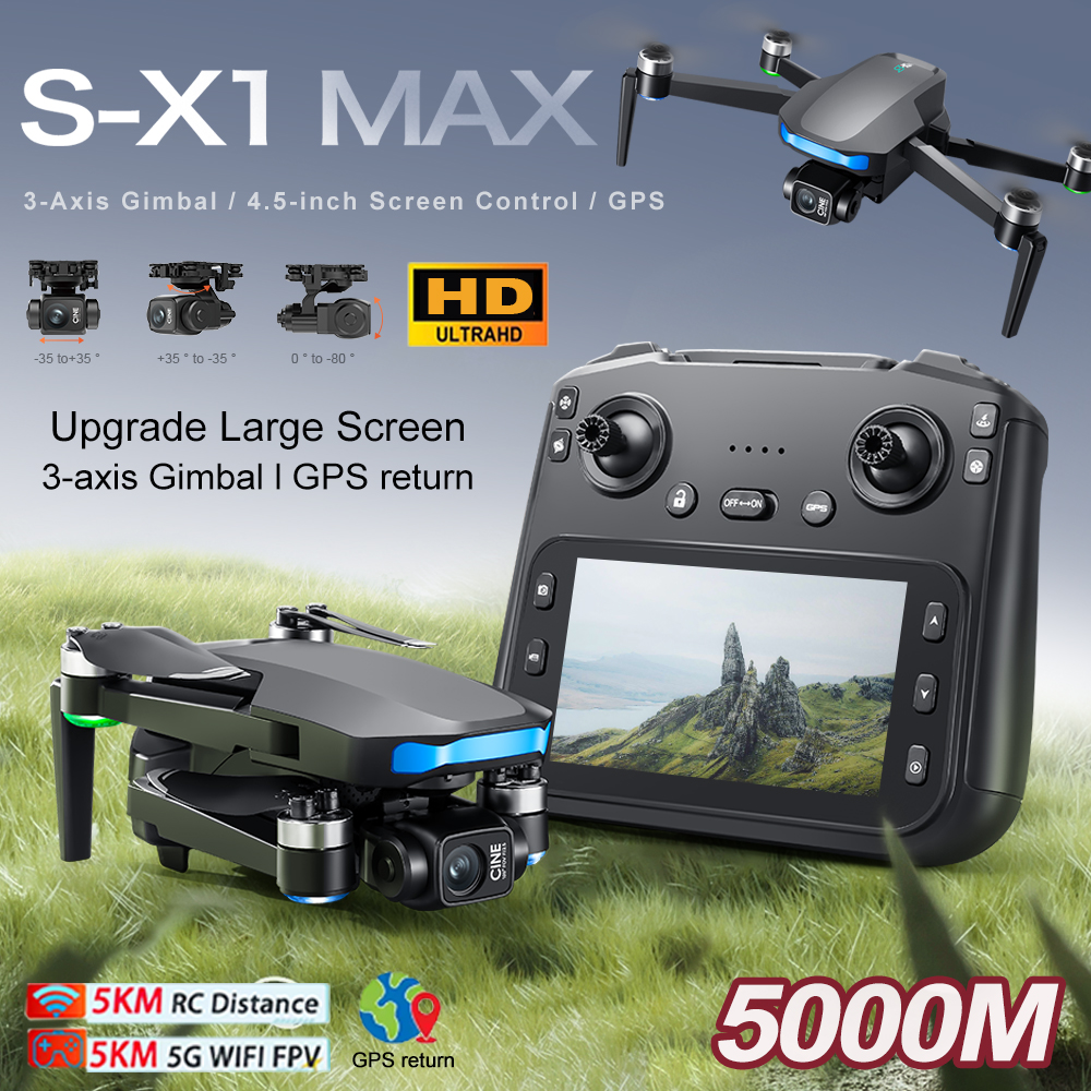 โดรนรุ่นใหม่ S-X1 MAX GPS 8K ร - Drone Gimbal Mount บทวิจารณ์และราคา