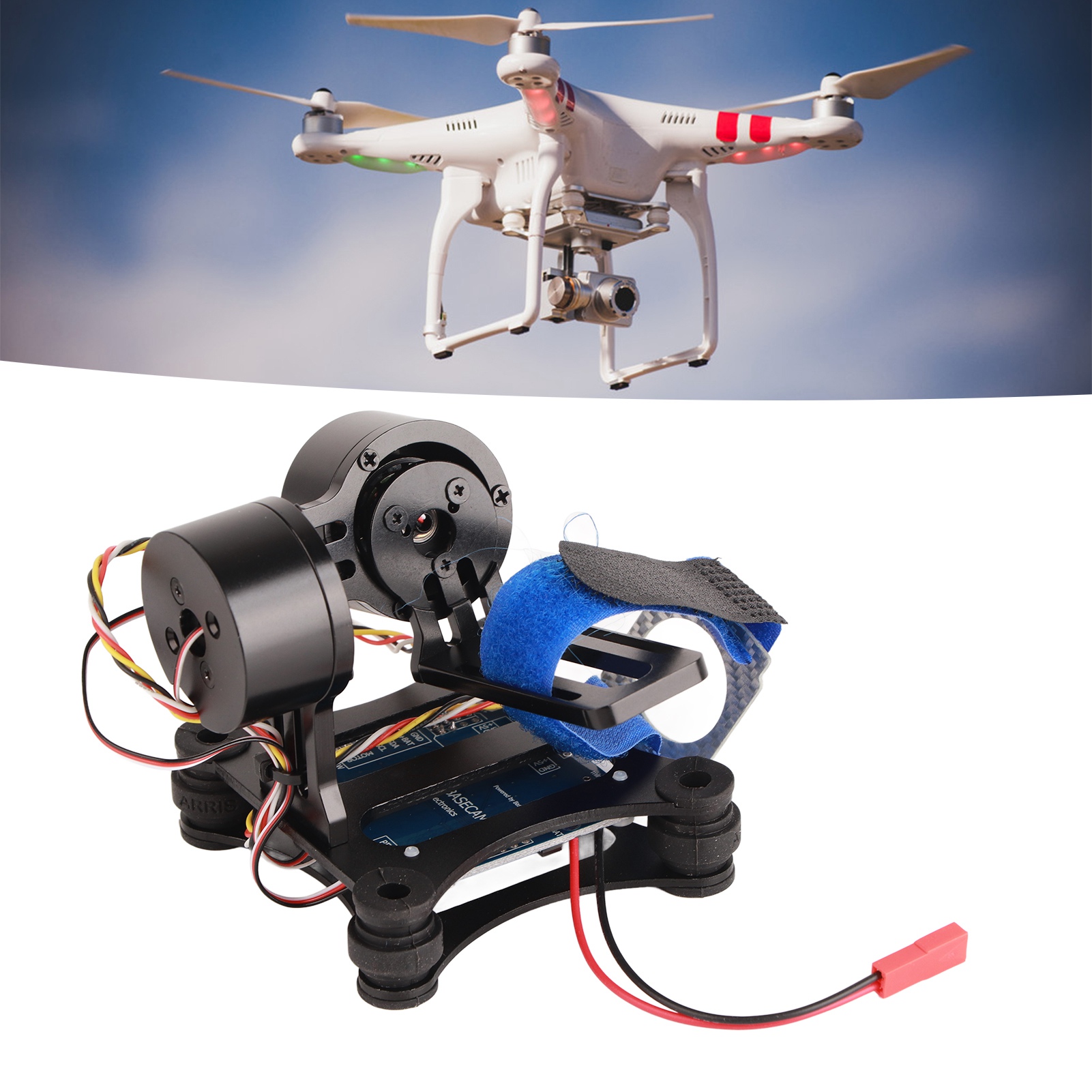 บอร์ดกิมบอลโลหะไร้แปรงถ่าน BGC - Drone Gimbal For Gopro บทวิจารณ์และราคา