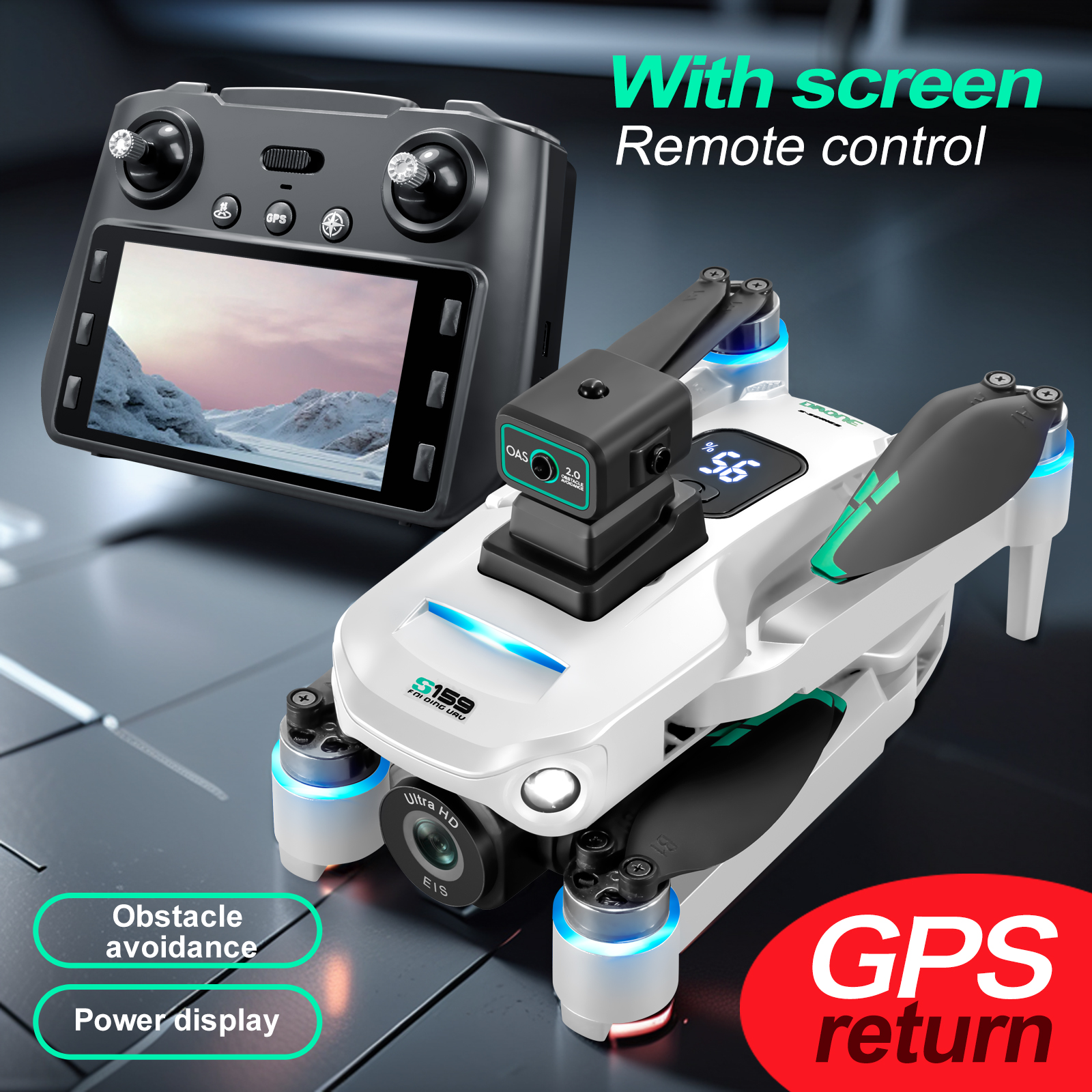 โดรนรุ่นใหม่ Professional S159 - Drone Gimbal Mount บทวิจารณ์และราคา