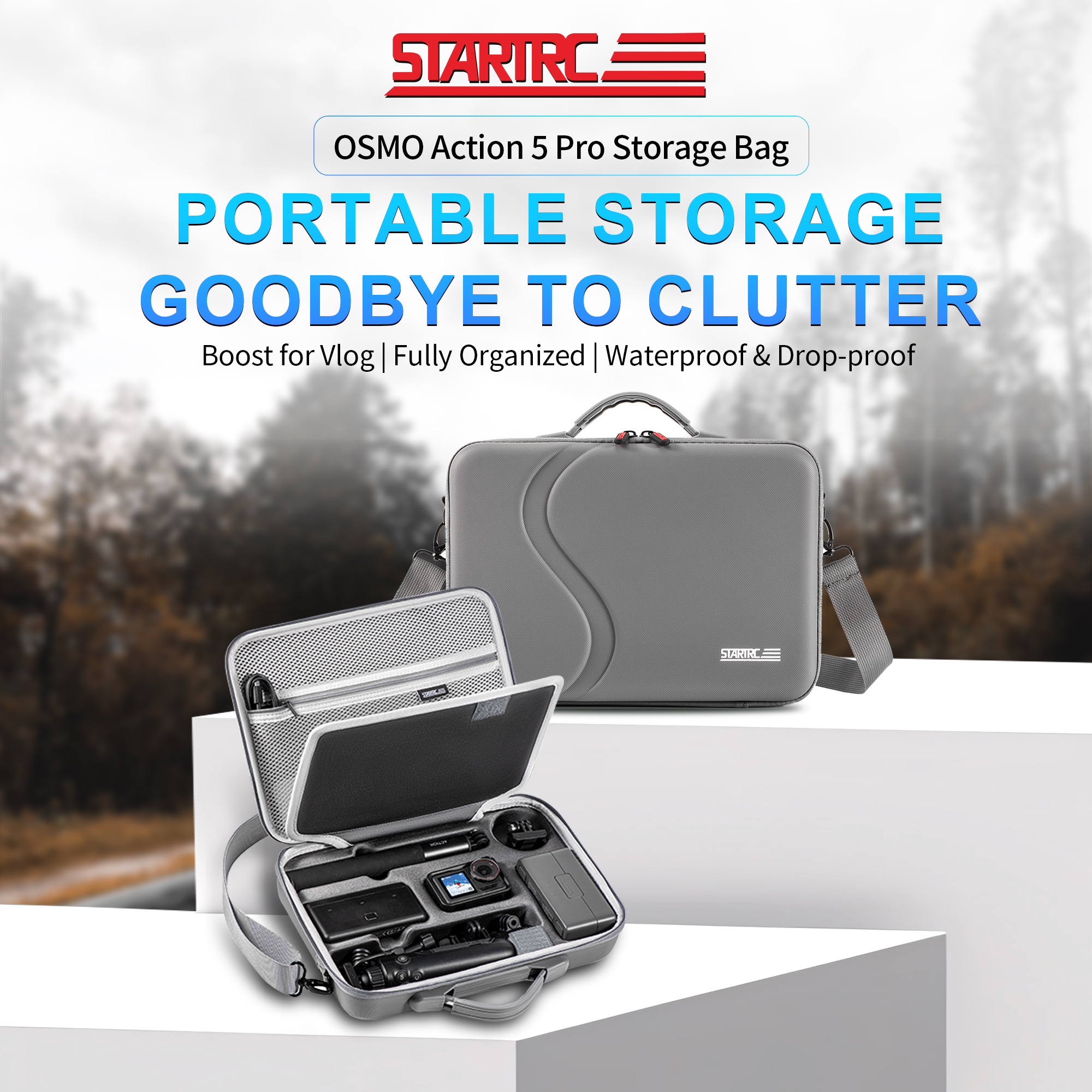 กระเป๋าใส่ Action 5 Pro, กระเป - Drone Gimbal Case บทวิจารณ์และราคา